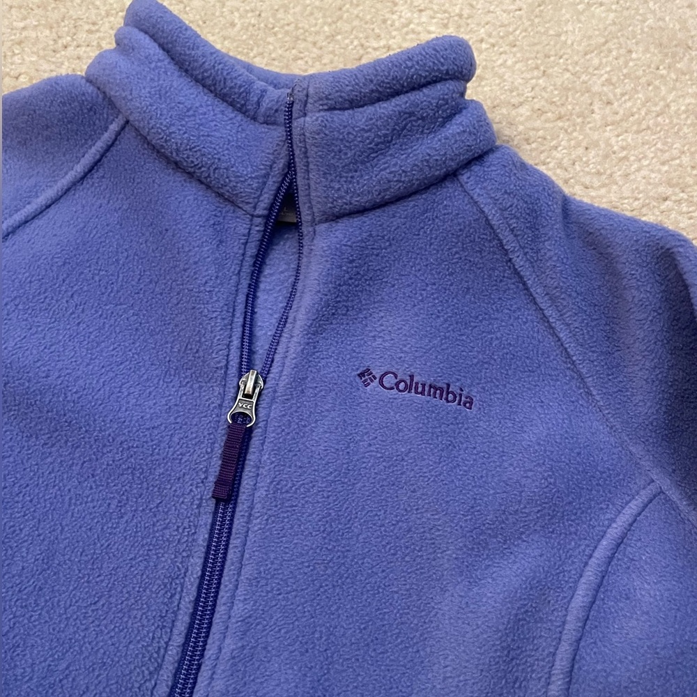 Columbia Purple Fleece Jacket - Picture 3 of 5